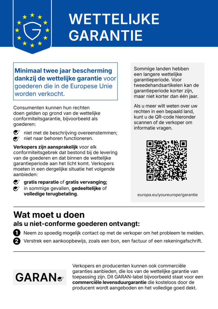 legal guarantee notice nln 1